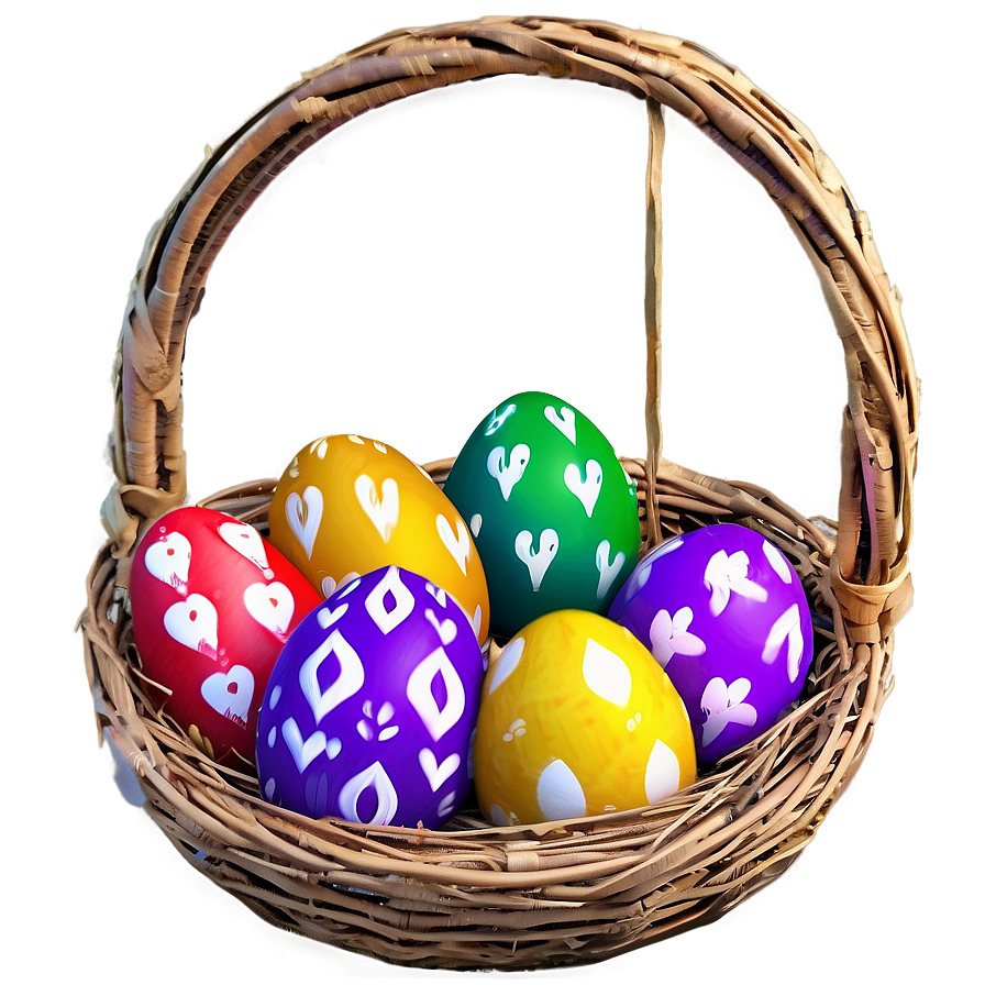 Springtime Easter Eggs Png Cnv PNG Image