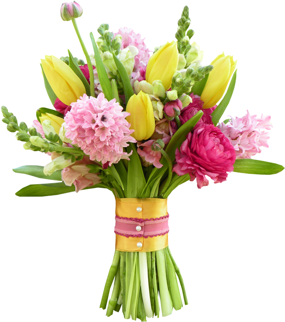 Springtime_ Floral_ Bouquet.png PNG Image