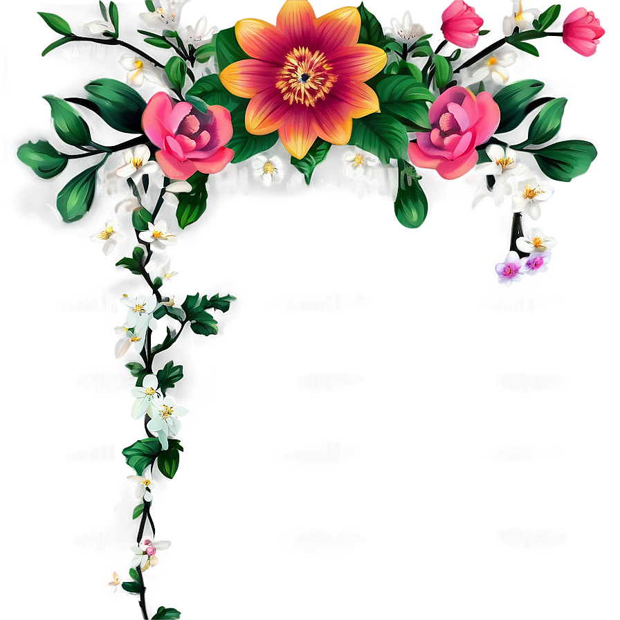 Springtime Floral Mix Png 06272024 PNG Image