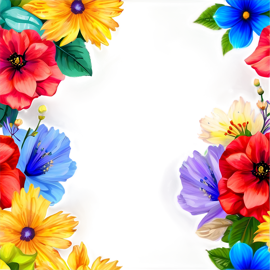 Springtime Floral Mix Png Agv87 PNG Image