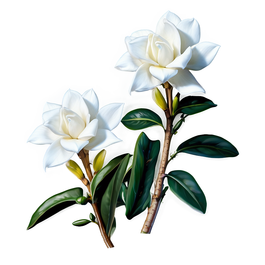 Springtime Gardenia Bloom Png Hsm PNG Image