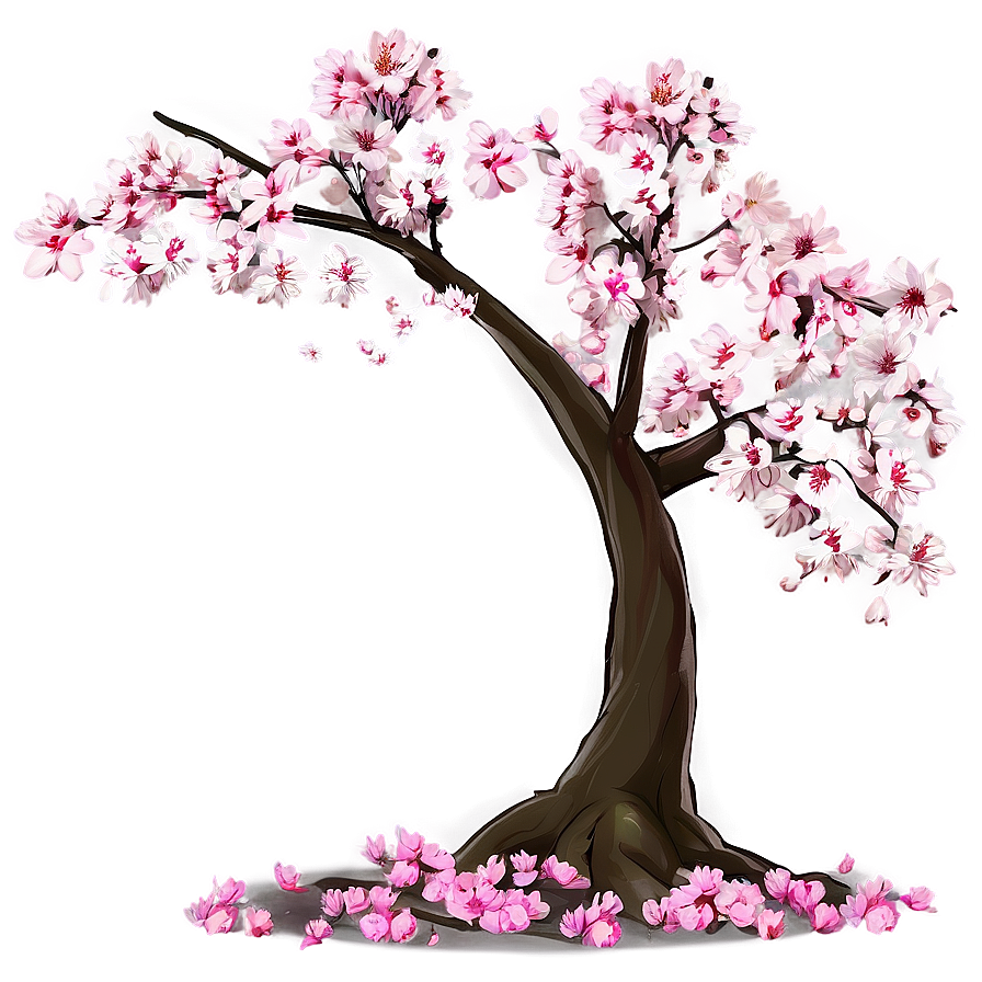 Springtime Sakura Tree Scenery Png 22 PNG Image