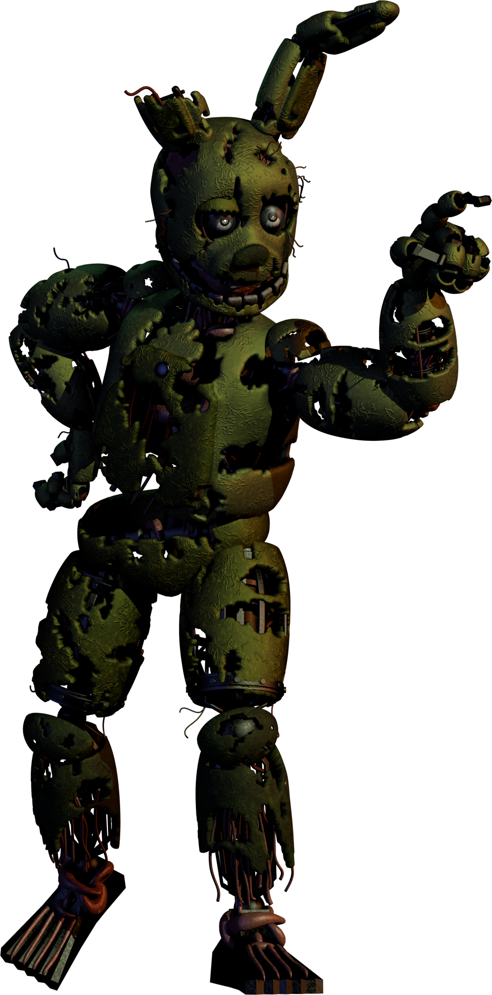 Springtrap F N A F Character PNG Image