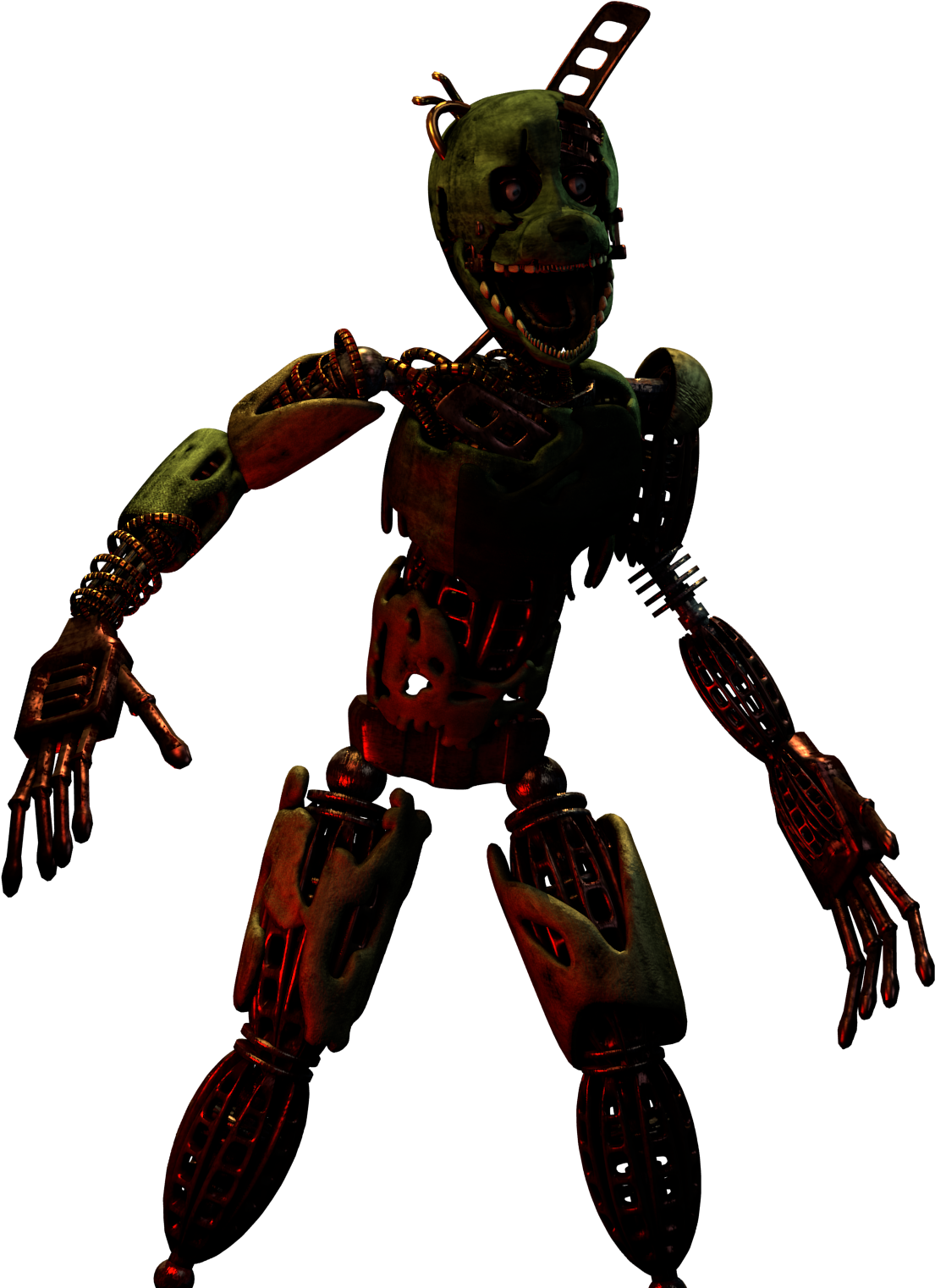 Springtrap F N A F Character PNG Image