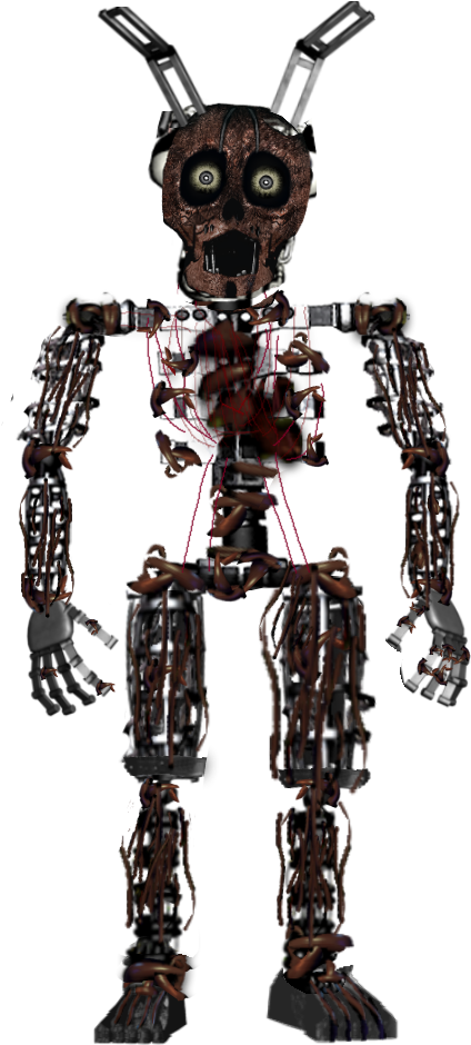 Springtrap F N A F Character Render PNG Image