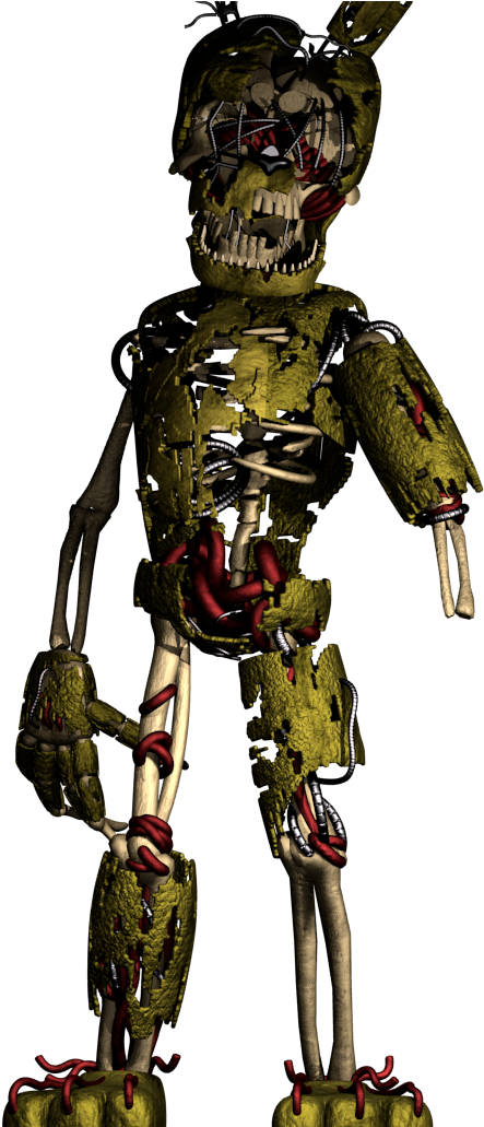 Springtrap F N A F Character PNG Image