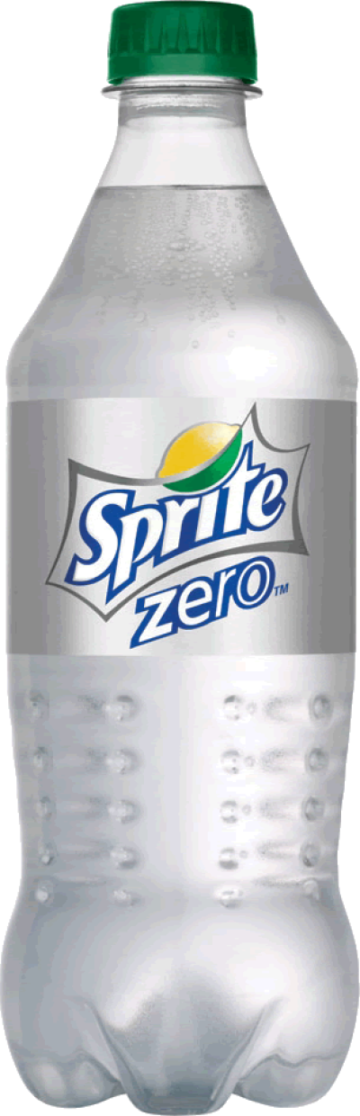 Sprite Zero Bottle Transparent Background PNG Image