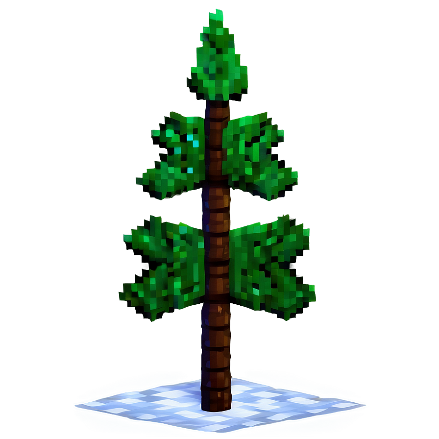 Spruce Tree Minecraft Design Png Unj PNG Image