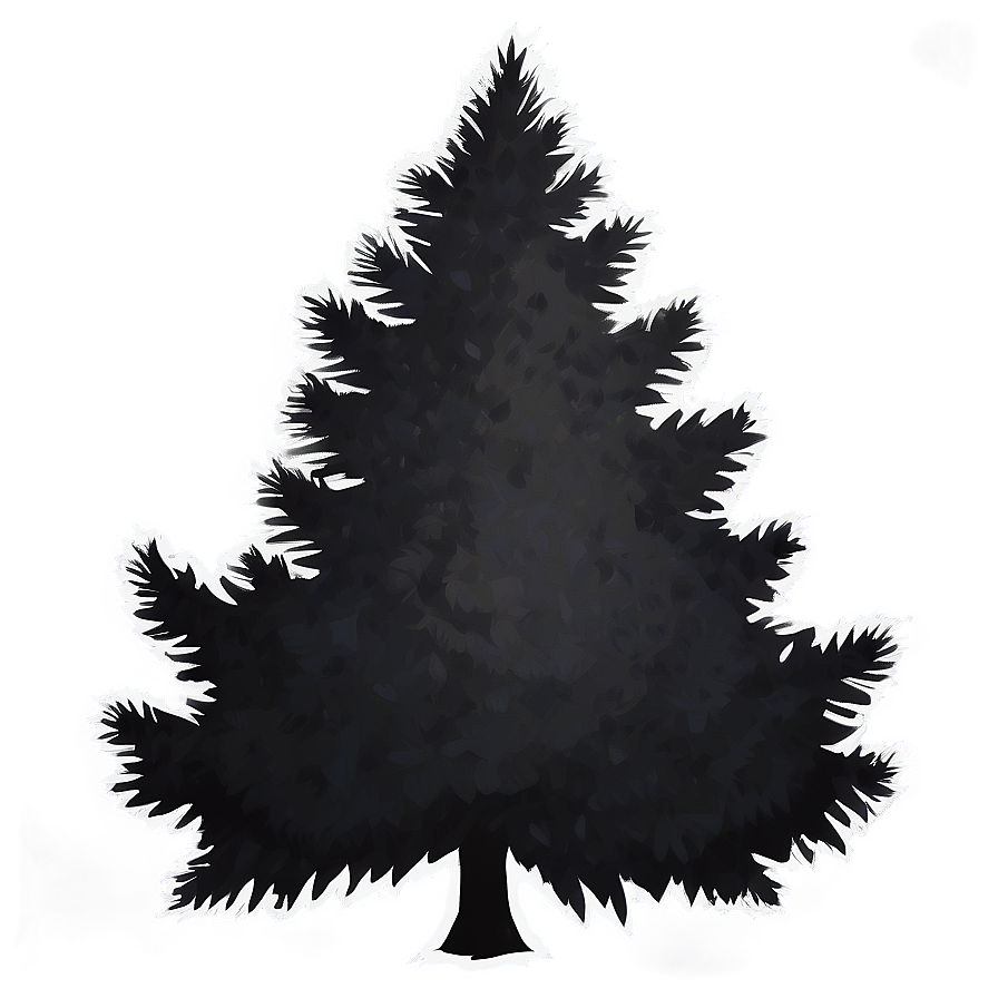 Spruce Tree Silhouette Png Jhh PNG Image