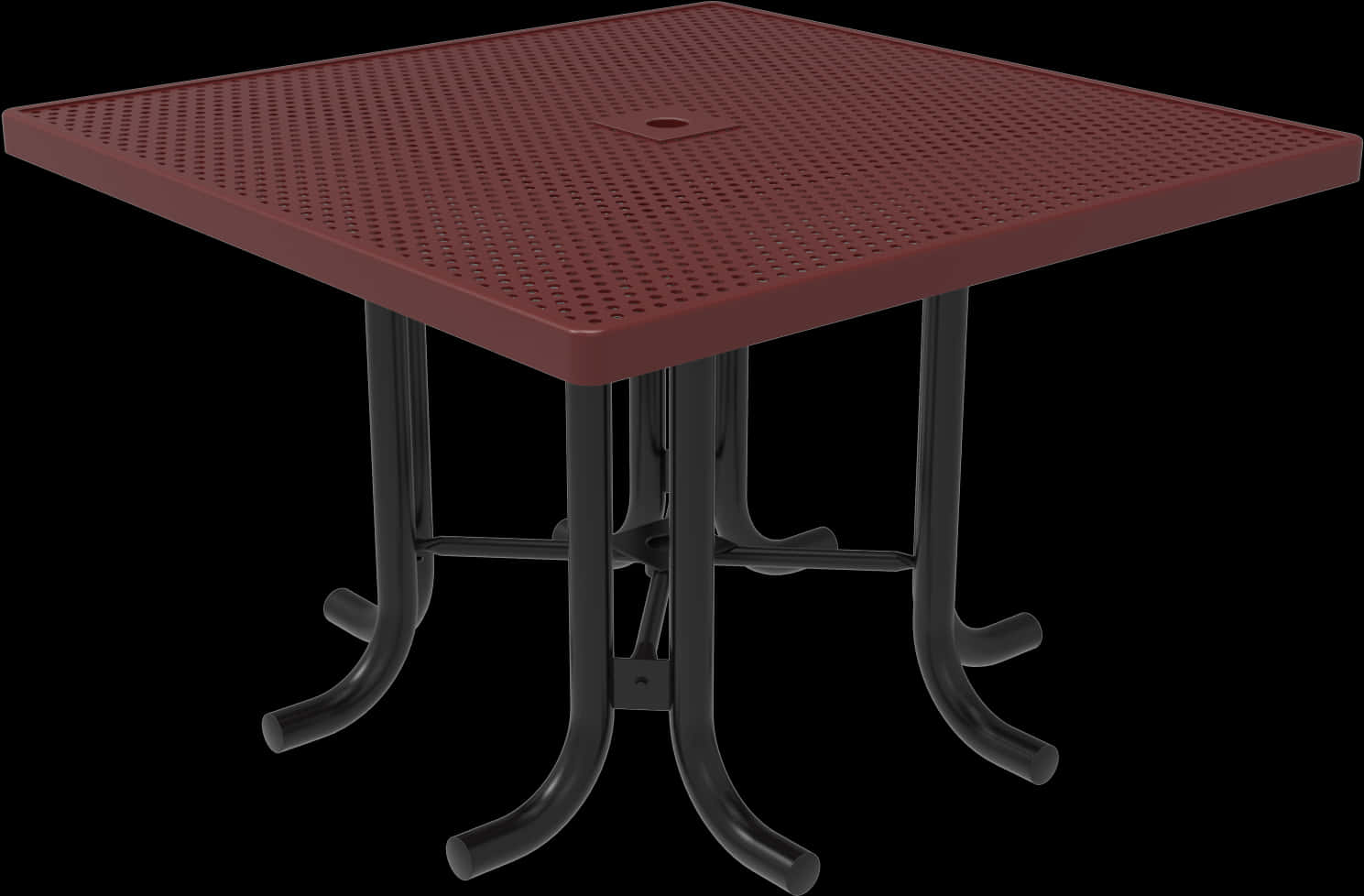 Square Patio Table Outdoor Furniture PNG Image