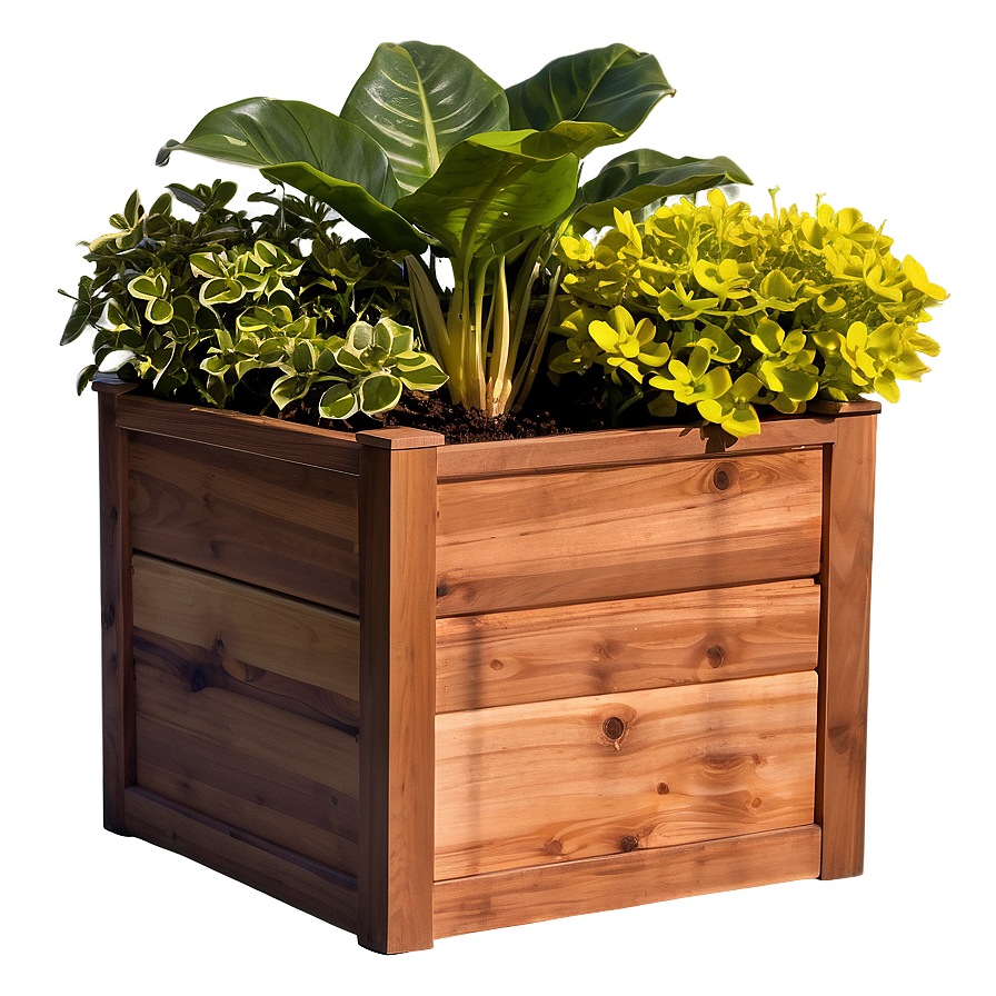 Square Planter Box Png Mmp PNG Image