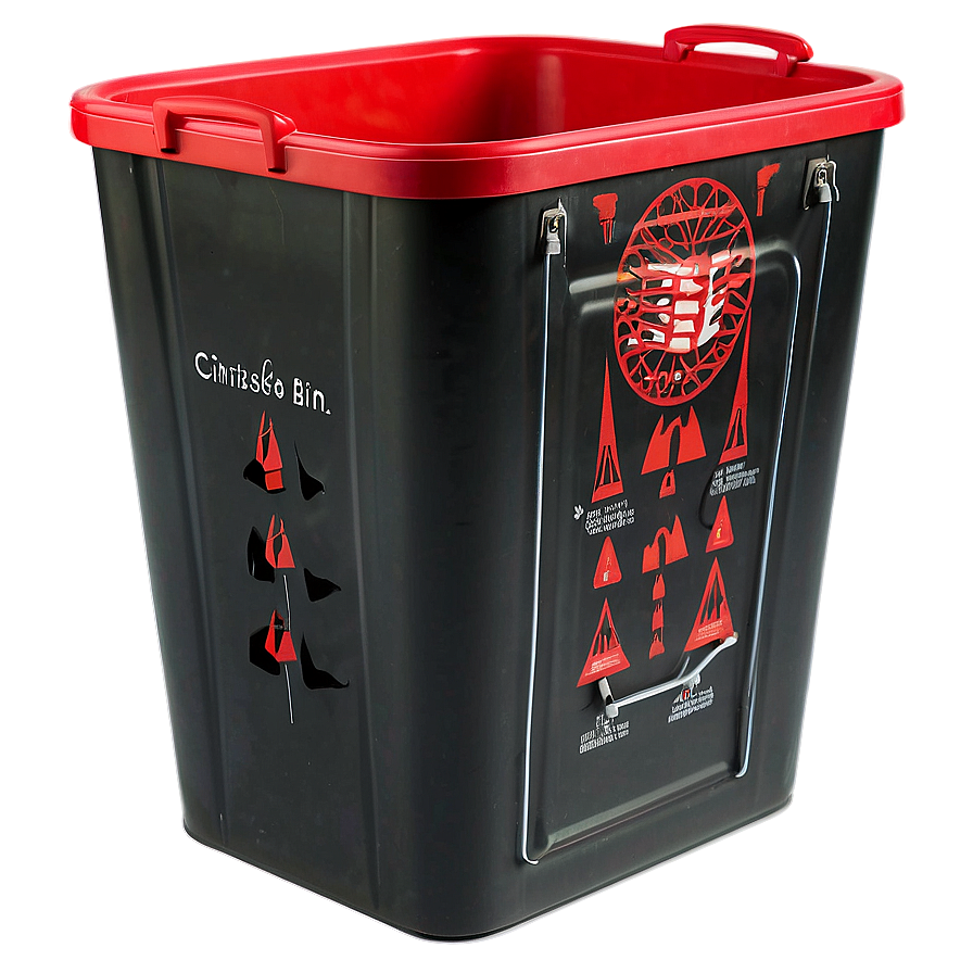 Square Trash Bin Png Iax30 PNG Image