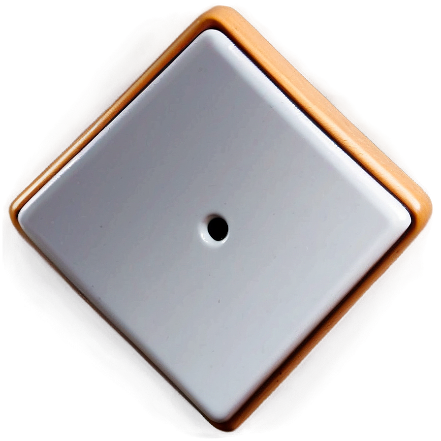 Square White Button Png Bil50 PNG Image