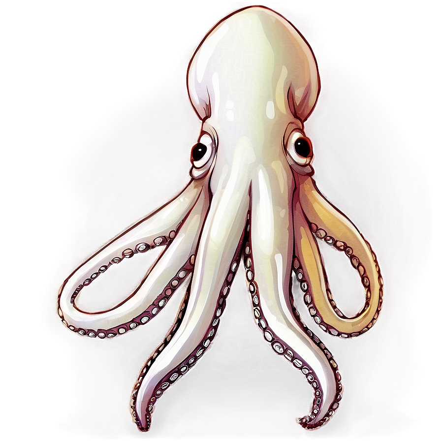 Squid Illustration Png 38 PNG Image