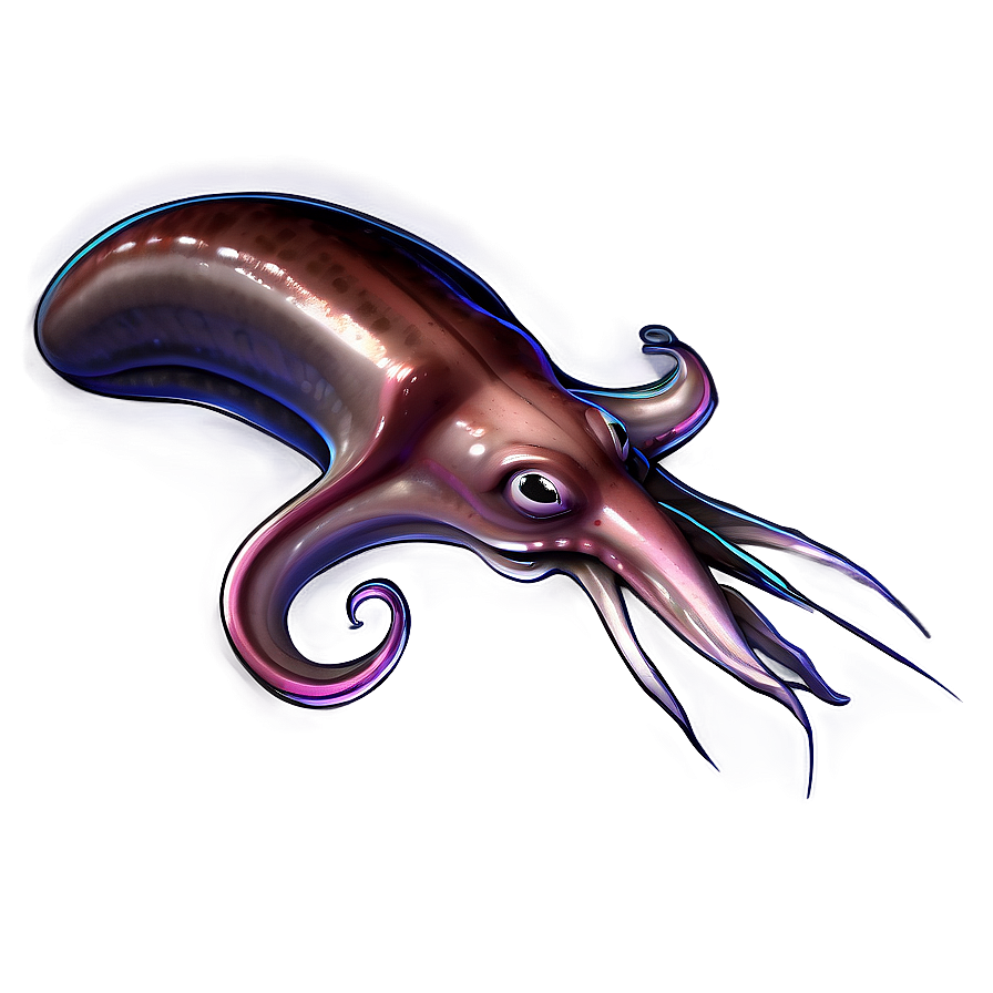 Squid Sketch Design Png 7 PNG Image