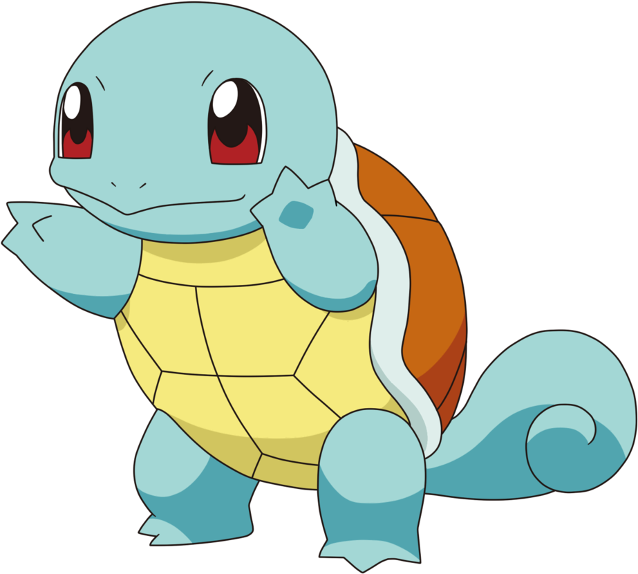 Squirtle Pokemon Character Illustration PNG Image