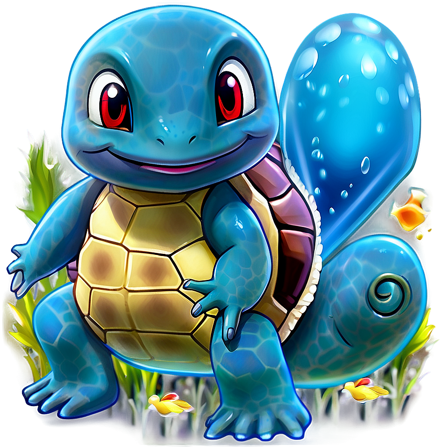 Squirtle Underwater Scene Png Iej PNG Image