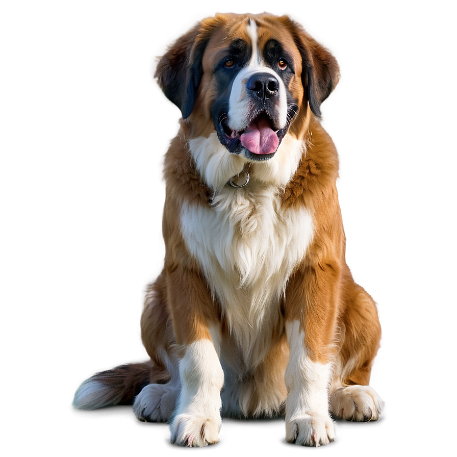 St Bernard Waiting Patiently Png 9 PNG Image