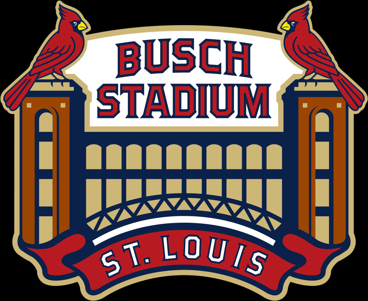 St Louis Cardinals Busch Stadium Logo PNG Image