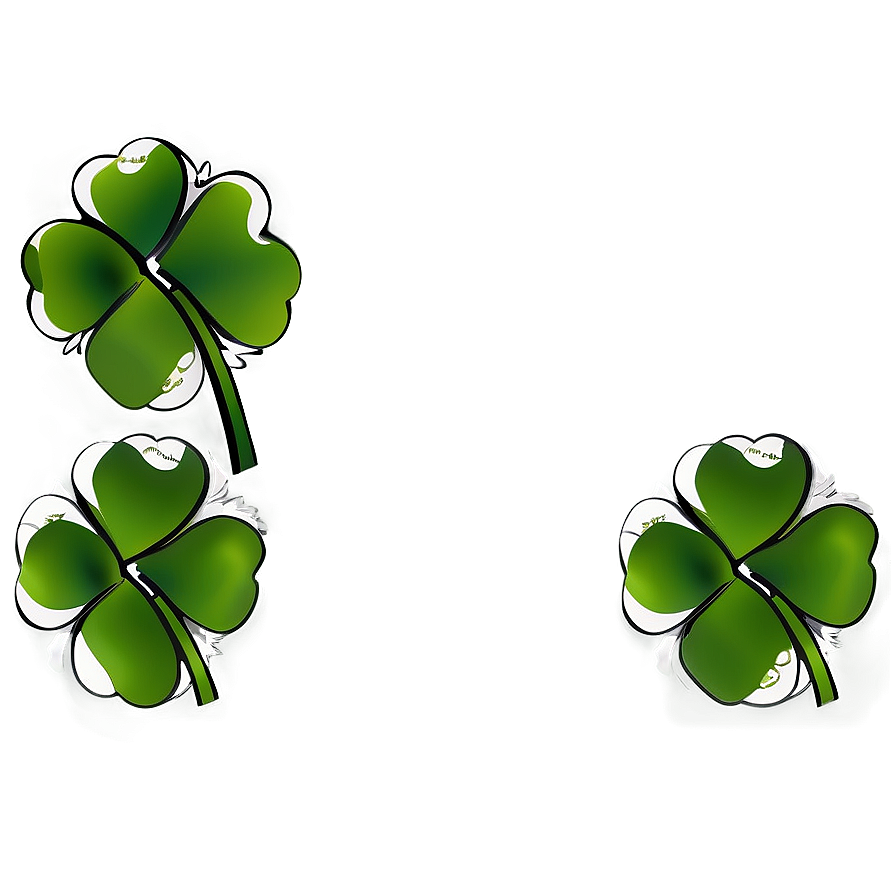 St. Patrick's Day Clover Png Tqs3 PNG Image