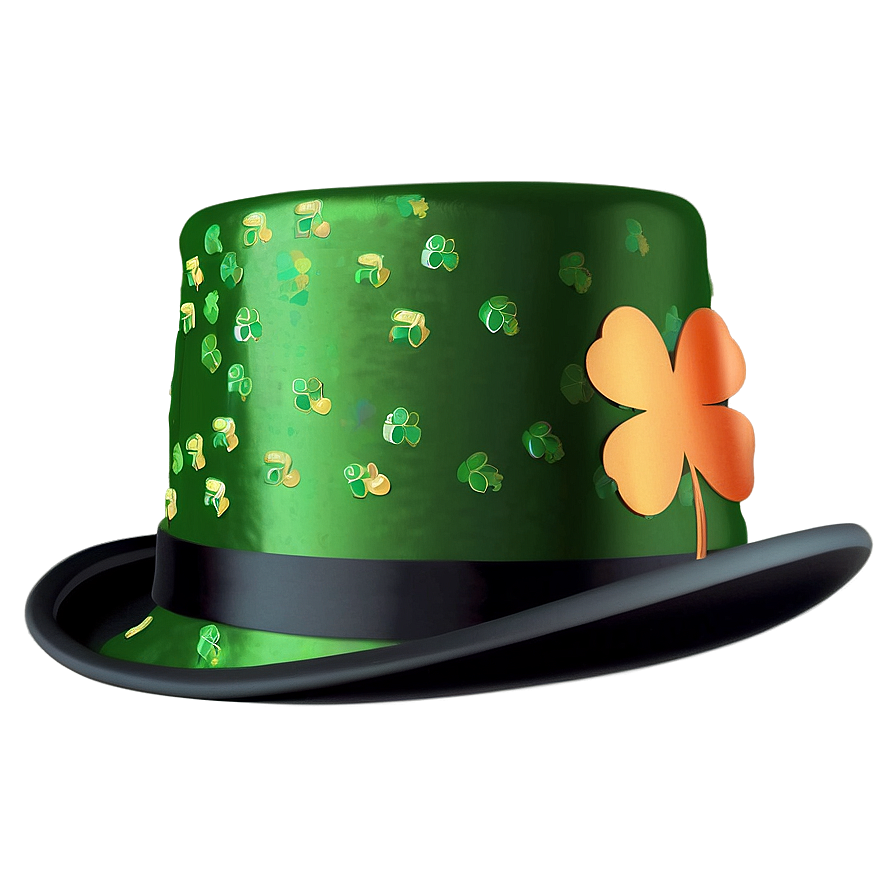 St. Patrick's Day Top Hat Png Cja PNG Image