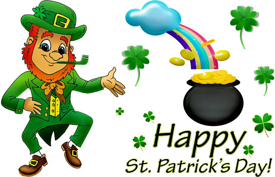 St Patricks Day Celebration Illustration PNG Image