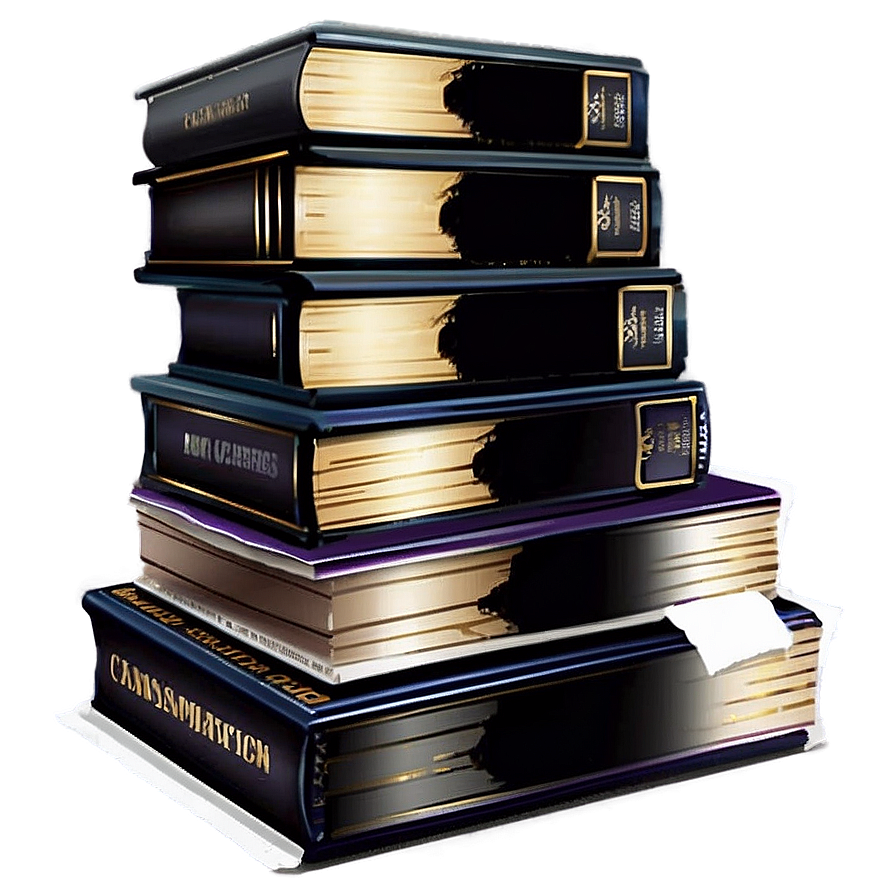 Stack Of Biographies Png 34 PNG Image