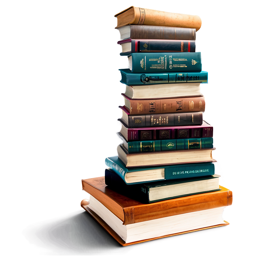 Stack Of Classic Literature Png Hdh16 PNG Image