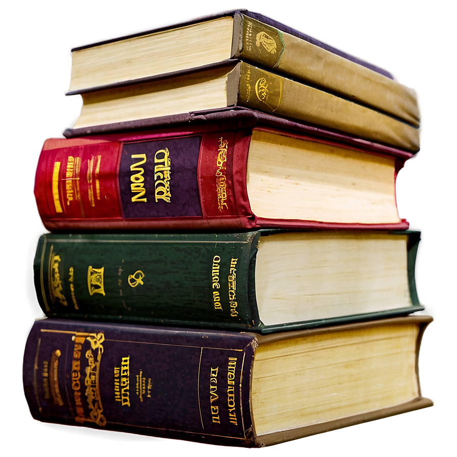 Stack Of Novels Png Atd PNG Image