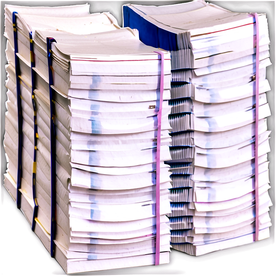 Stack Of Paper D PNG Image