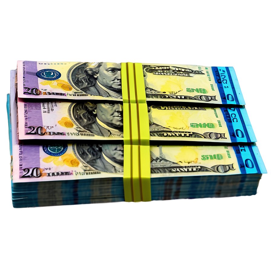 Stacked Bills Png Omf PNG Image