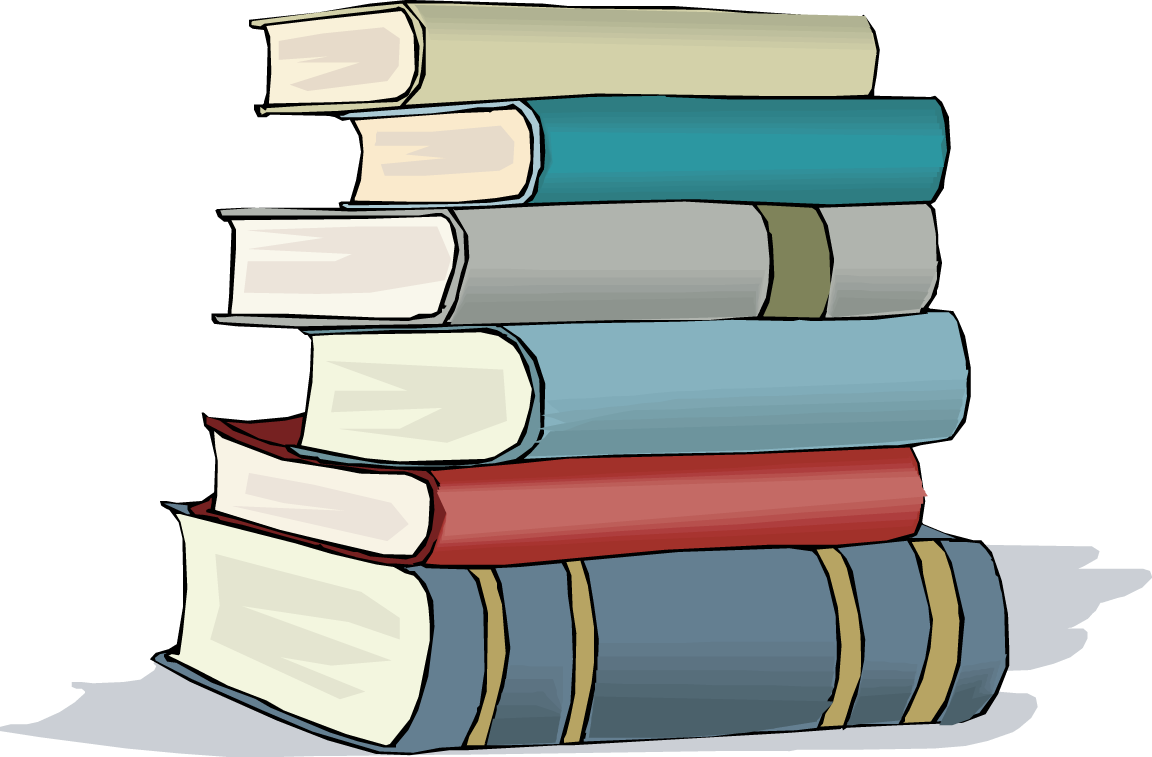 Stacked Books Clipart PNG Image