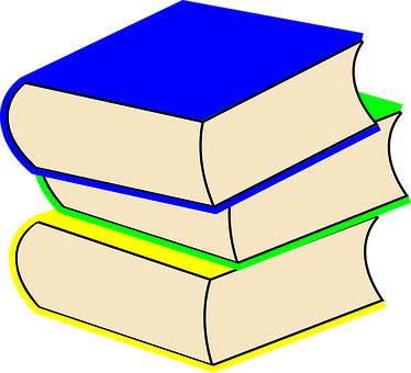 Stacked Books Clipart PNG Image