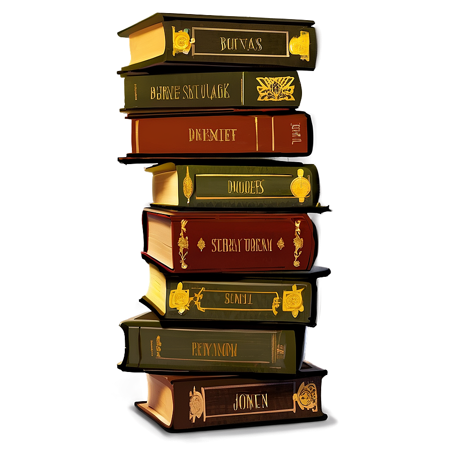 Stacked Business Books Png Abs98 PNG Image