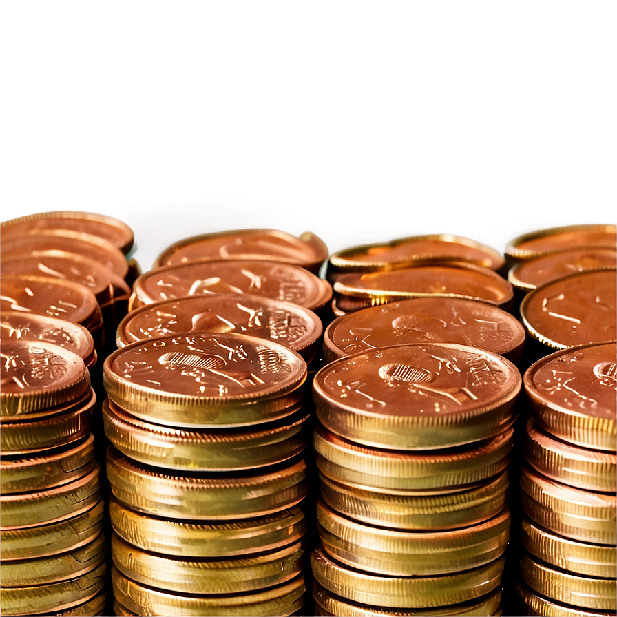 Stacked Pennies Png 06212024 PNG Image