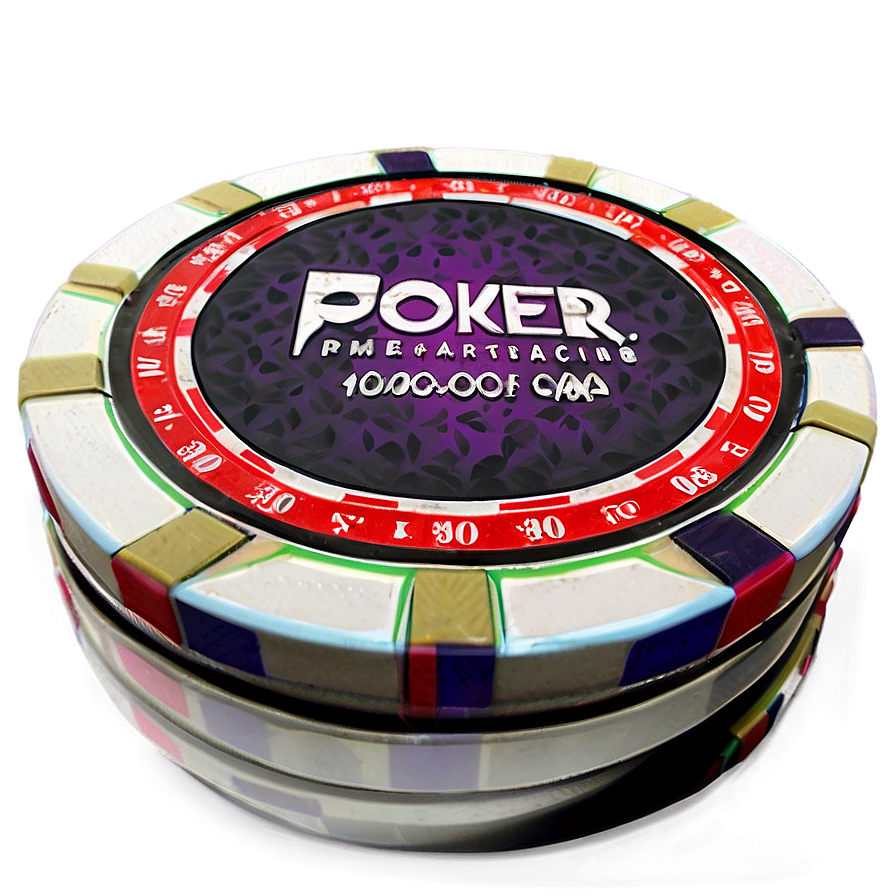 Stacked Poker Chips1000000 Currency PNG Image