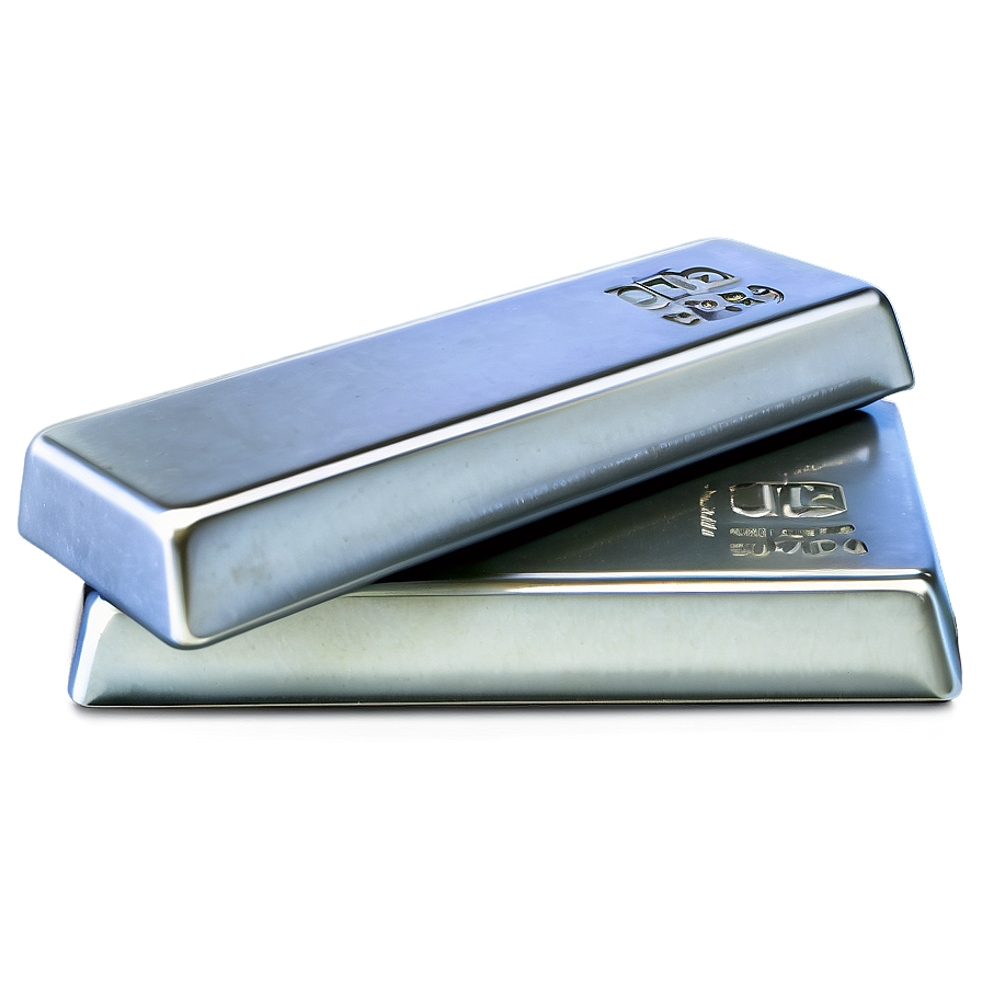 Stacked Silver Bars Png 68 PNG Image