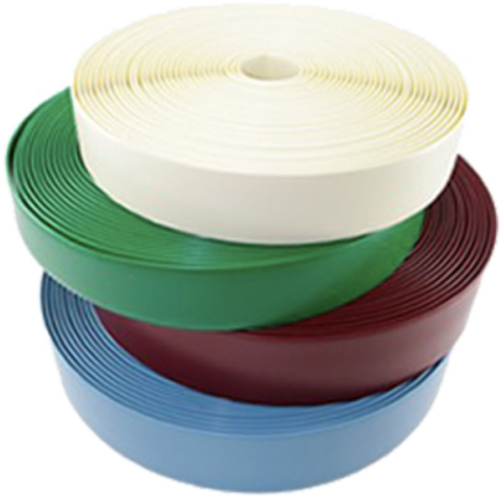 Stacked Vinyl Rolls Colorful PNG Image