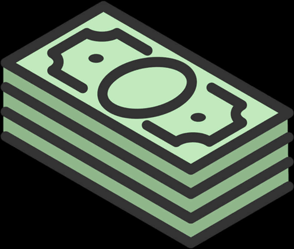 Stackof Cash Icon PNG Image