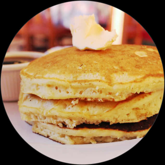 Stackof Fluffy Pancakes PNG Image