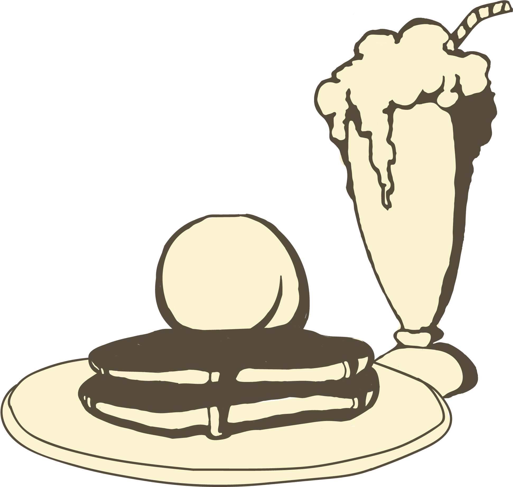 Stackof Pancakesand Syrup Jug Illustration PNG Image