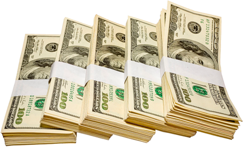 Stackof U S Dollars PNG Image