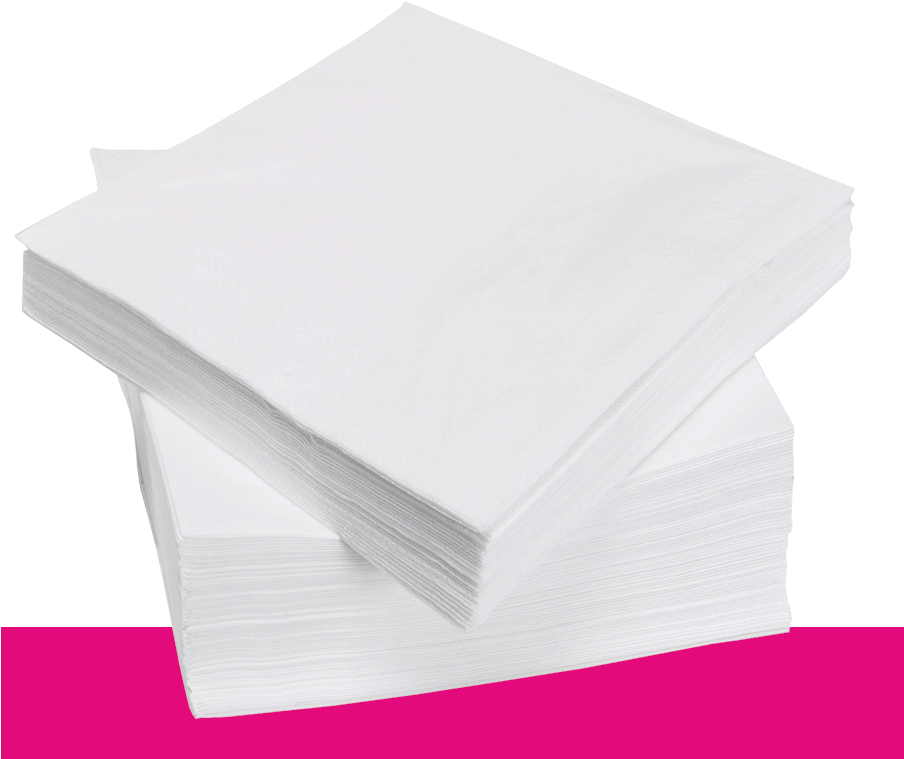 Stackof White Napkins PNG Image