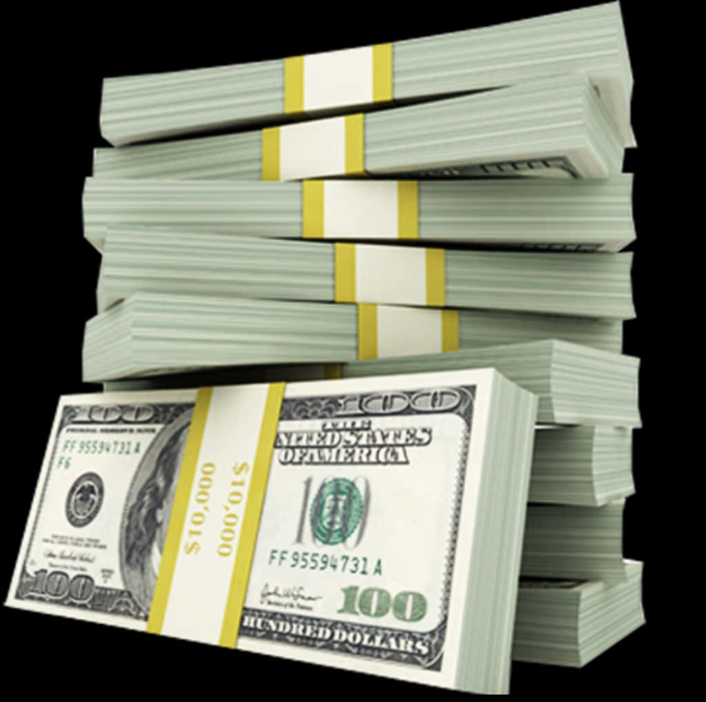 Stacksof U S Dollars PNG Image