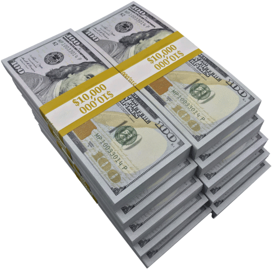 Stacksof U S Hundred Dollar Bills PNG Image