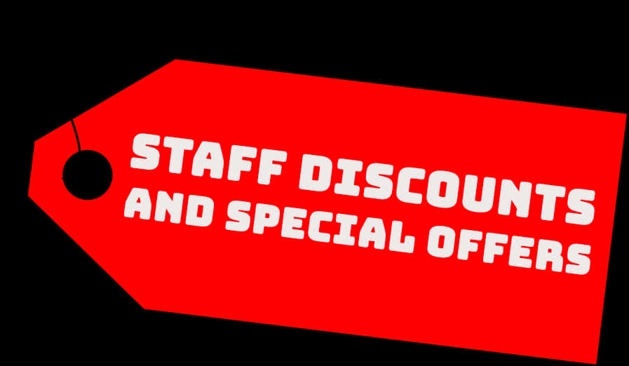 Staff Discounts Special Offers Price Tag PNG Image