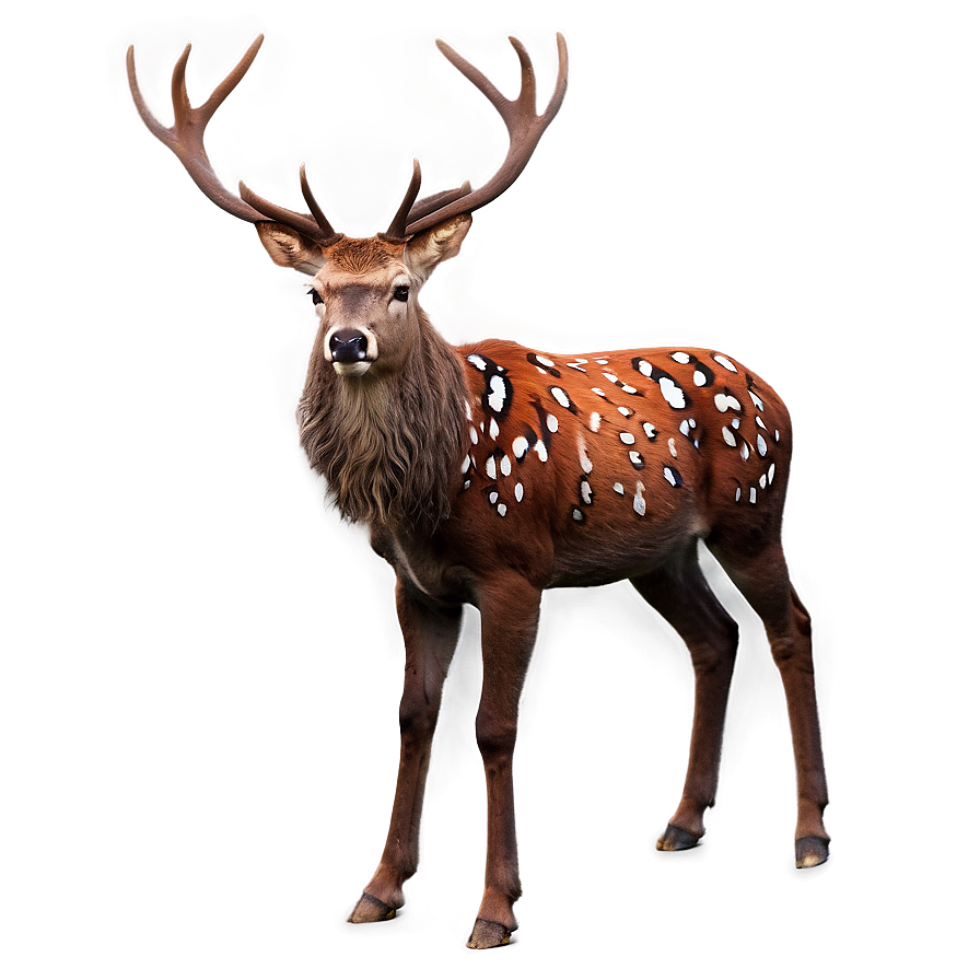 Stag And Butterfly Png 1 PNG Image