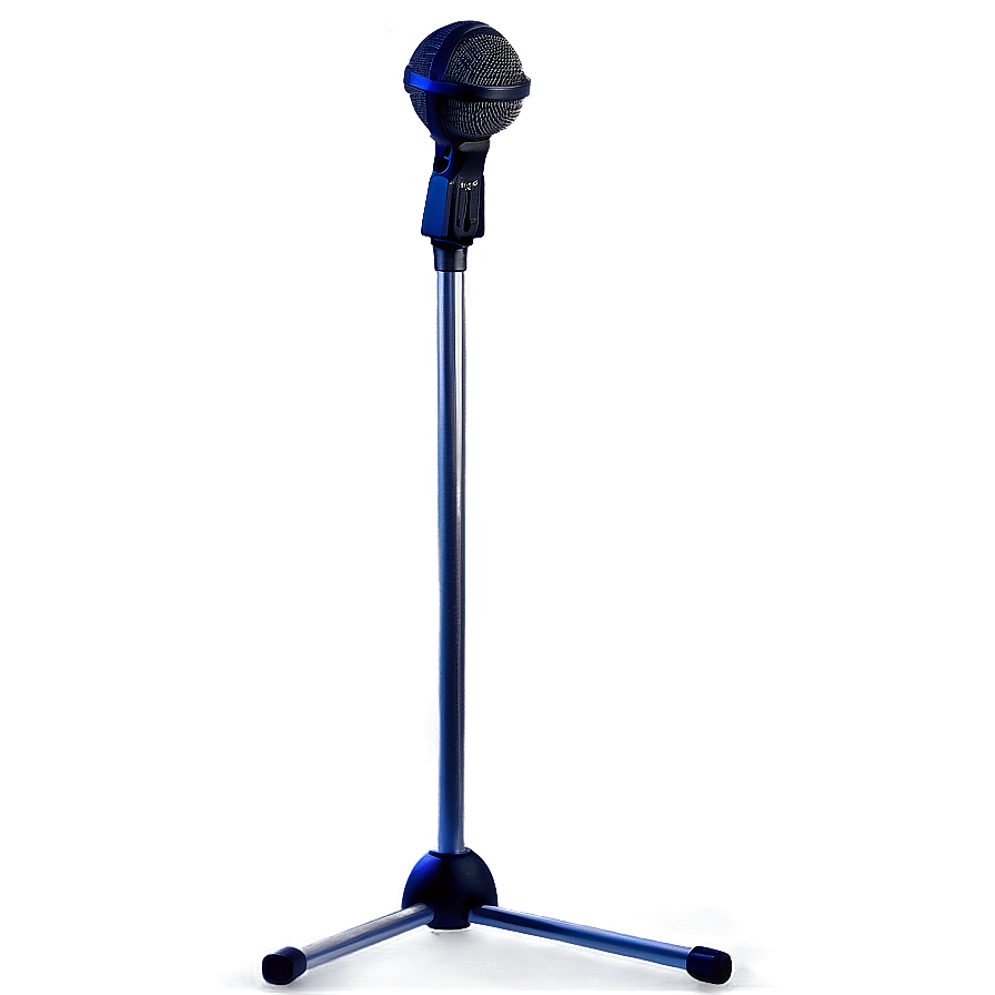 Stage Microphone On Stand Png Khc54 PNG Image