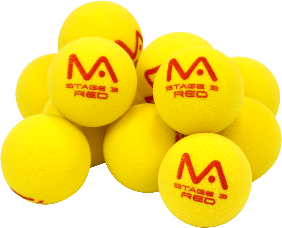 Stage3 Red Tennis Balls PNG Image