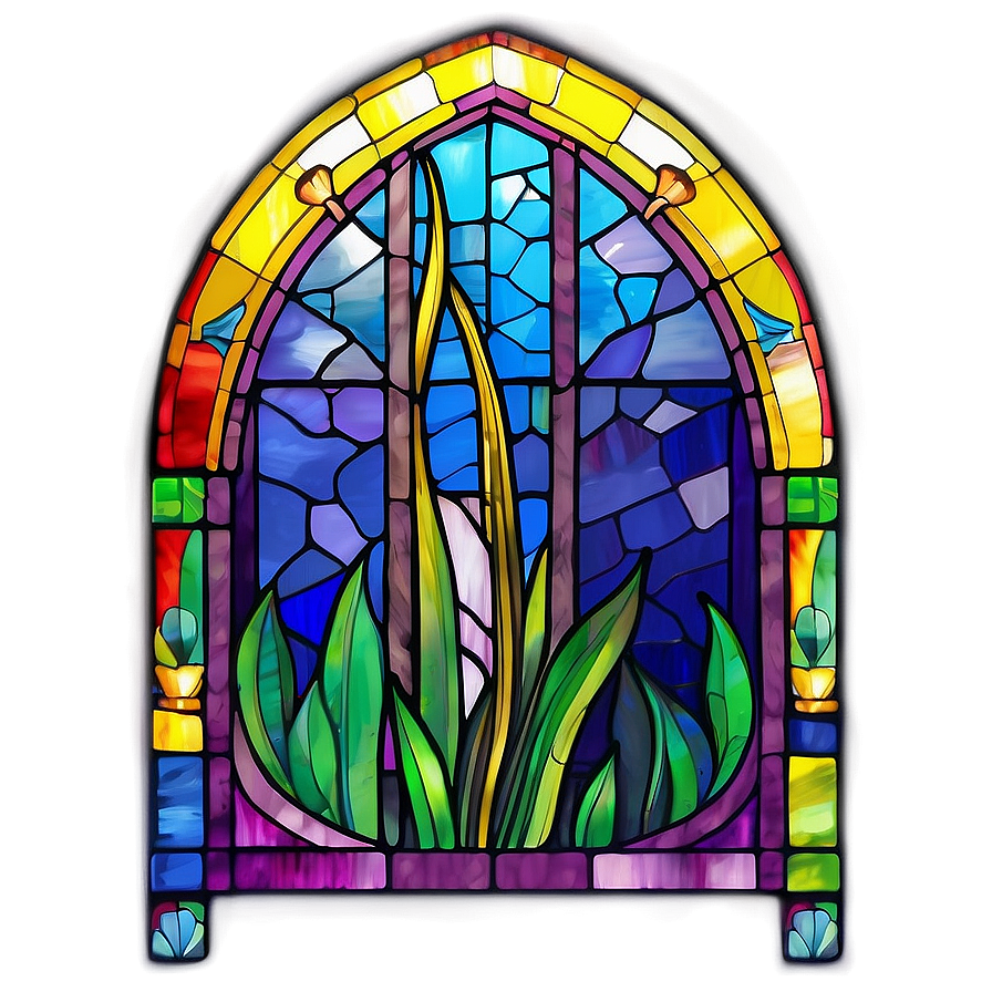 Stained Glass Window Art Png 05042024 PNG Image